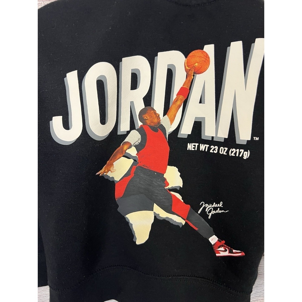 Nike Jordan Flight Hoodie Toddler Boys - Black Size 2T - Picture 4 of 7
